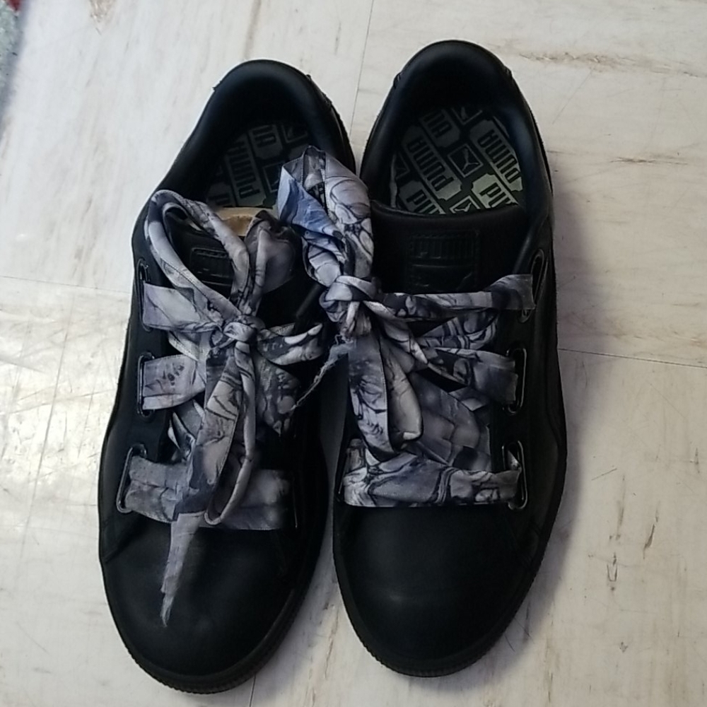 Puma black sneakers
